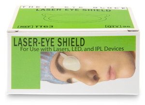 Theia Laser Eye Block (box of 25 pair) - Eye Shields for Laser Protection