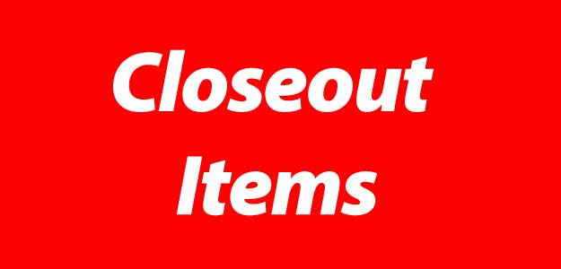 Closeout Items