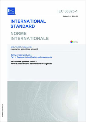 IEC 60825-1 Ed.3.0 &quot;Safety of Laser Products - Part 1&quot; (Paper)