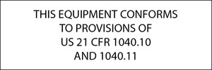 Certification Label - 2 1/2&quot; x 1&quot;